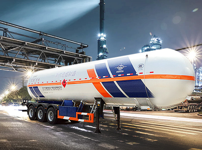 HT9407GYQ1C Liquefied gas tank semi-trailer（LPG Vehicle）