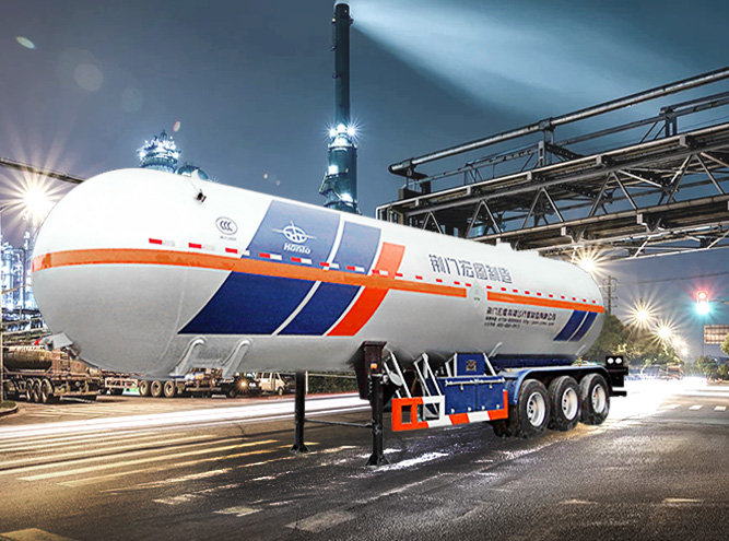 HT9407GYQ2C1 Liquefied gas tank semi-trailer（LPG Vehicle）