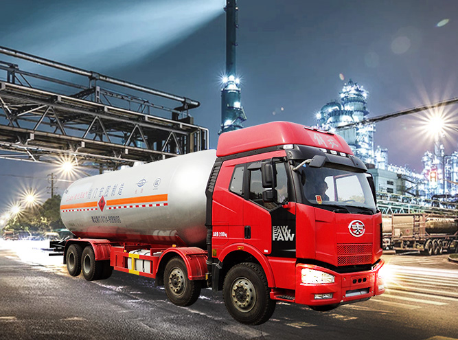 HT5312GYQ3C Liquefied gas tank truck (LPG)（LPG Vehicle）