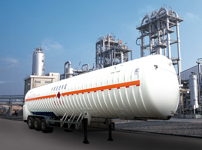 HT9400GDYF1 Cryogenic liquid tank semi-trailer（LNG Vehicle）