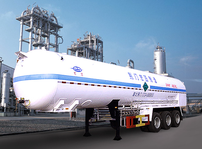 HT9403GDY1 Cryogenic liquid tank semi-trailer（LNG Vehicle）