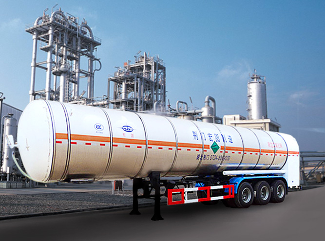 HT9402GDY2 Cryogenic liquid tank semi-trailer（LNG Vehicle）